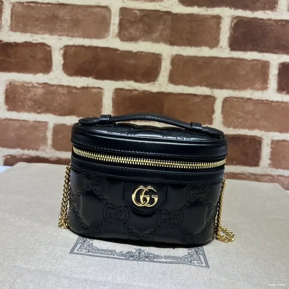 Hyper Peter GG GUCCI bag Matelassé mini handle top 0502